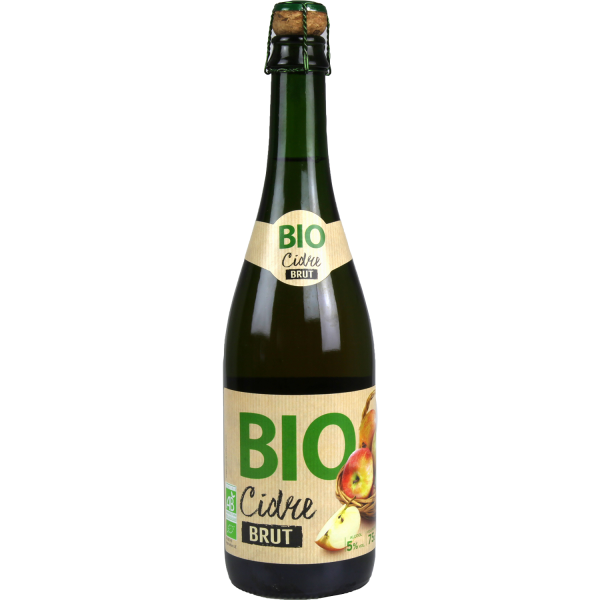 Cidre brut bio franprix  75cl x1