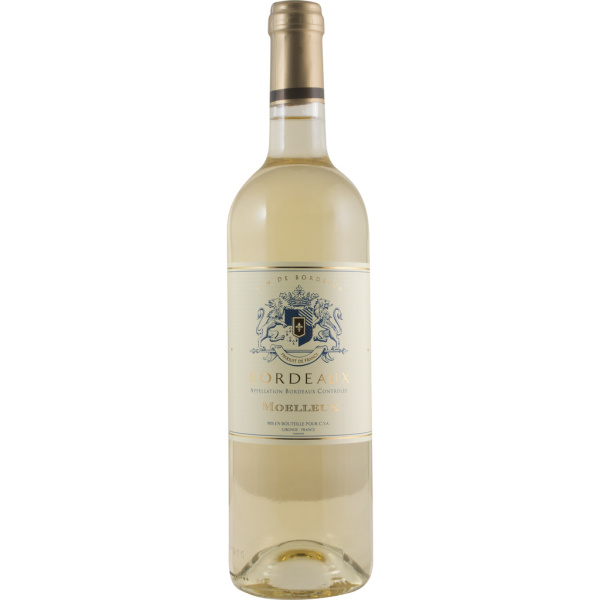 Vin bordeaux blanc moelleux NoBrand  75cl x1