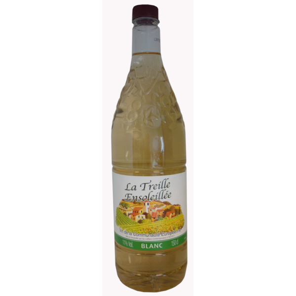 Vin la treille ensoleillée blanc TREILLE ENSOLEILLE  1,5l x1