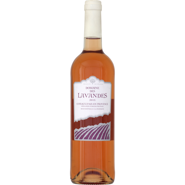 Vin rosé côteaux d'aix DOMAINE DES LAVANDES   75clx1 99044363
