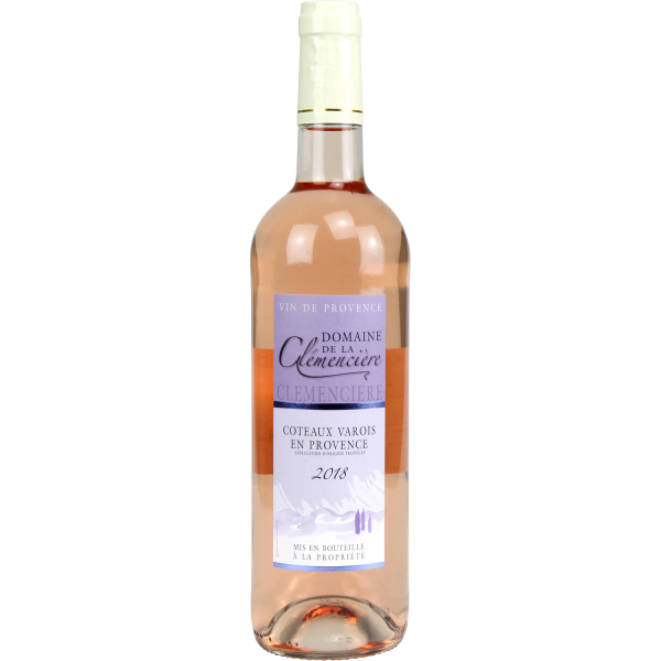 Vin rosé coteaux varois en provence DOMAINE DE LA CLEMENCIERE  75cl x1 153