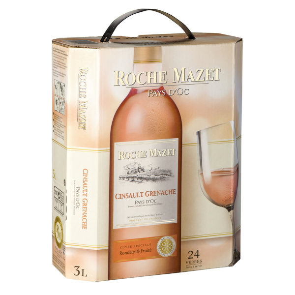 Vin rosé roche mazet grenache Roche mazet  3l x1 189