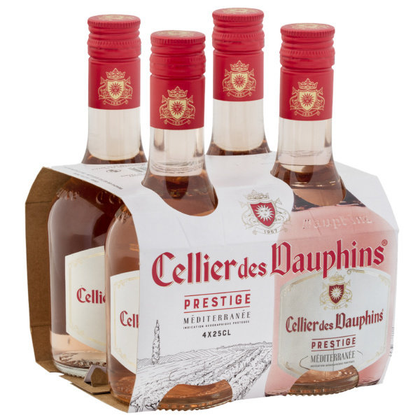 Vin rosé Cellier des Dauphins  25cl x4 123
