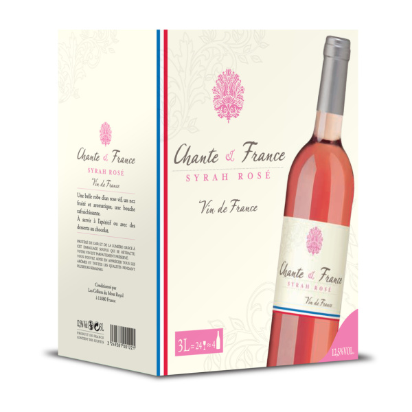 Vin rosé syrah NoBrand  3l x1 191
