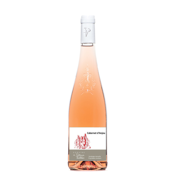 Vin rosé aop cabernet d'anjou Domaine des Deux Vallées  75cl x1 137