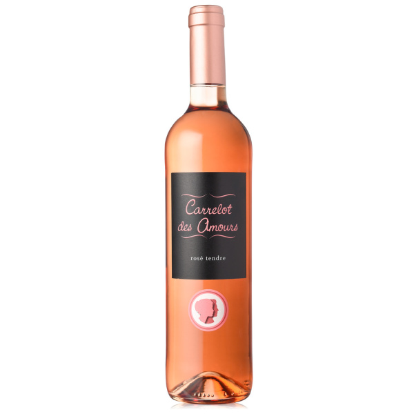 Vin rosé CARRELOT DES AMOURS ROSE TENDRE   75clx1 99165527