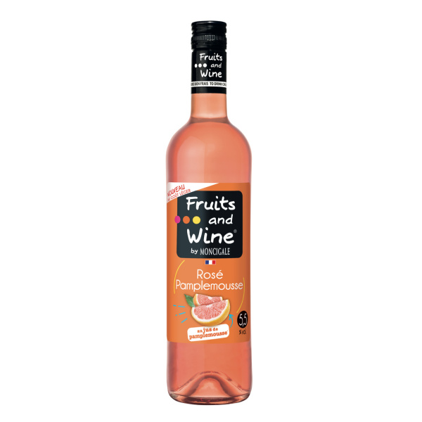 Vin rosé pamplemousse Fruits and Wine  75cl x1 184