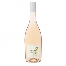 Vin rosé bio Coteaux d'Aix-en-Provence CLOS DES 3 SOURCES_Carrefour