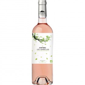 Vin Rosé Bordeaux Merlot - Cabernet Franc - Malbec - Carménère Bio CHATEAU LES GARELLES_Carrefour