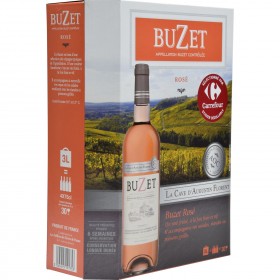 Vin Rosé Sud Ouest Buzet Merlot - Cabernet Franc - Cabernet Sauvignon LA CAVE D'AUGUSTIN FLORENT_Carrefour