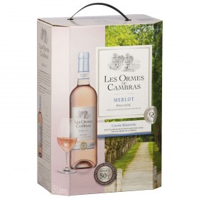 Vin rosé Merlot Pays d'Oc LES ORMES DE CAMBRAS_Carrefour