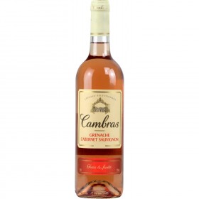 Vin rosé de table Grenache 2016 CAMBRAS_Carrefour