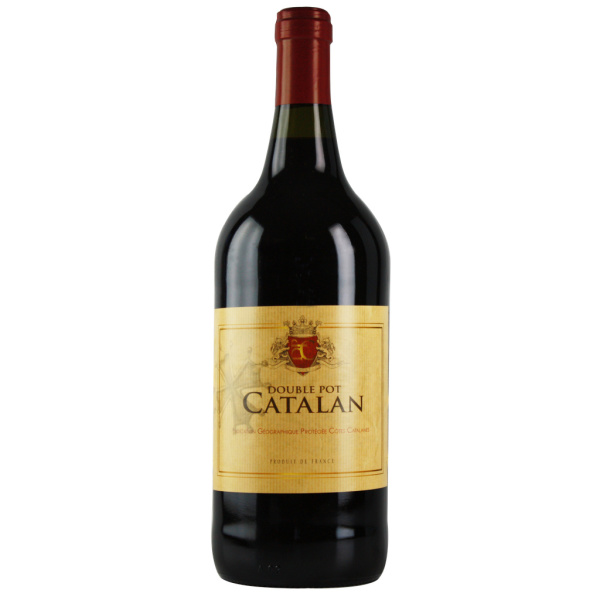 Vin rouge du pays d'oc 12° DOUBLE POT CATALAN  1l x1 282