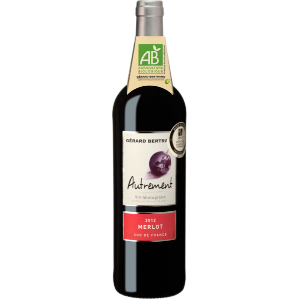 Vin rouge merlot bio Autrement  75cl x1 300