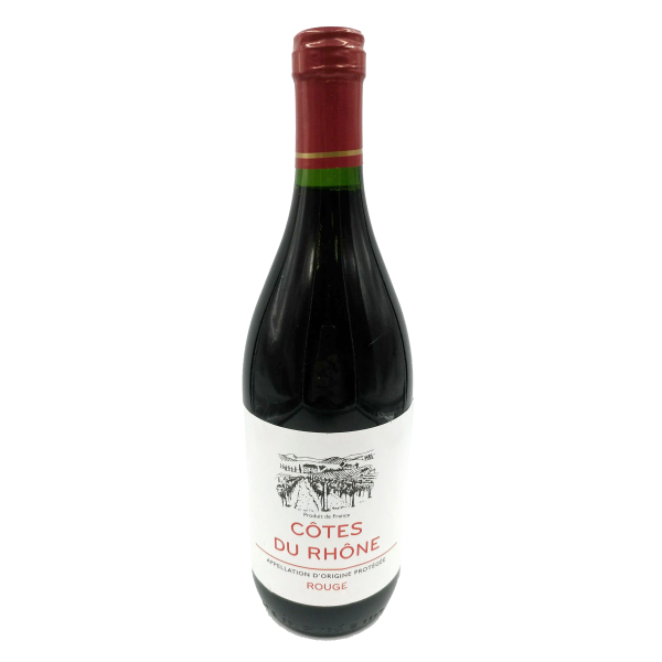 Vin rouge côtes du rhône NoBrand75cl x1 269