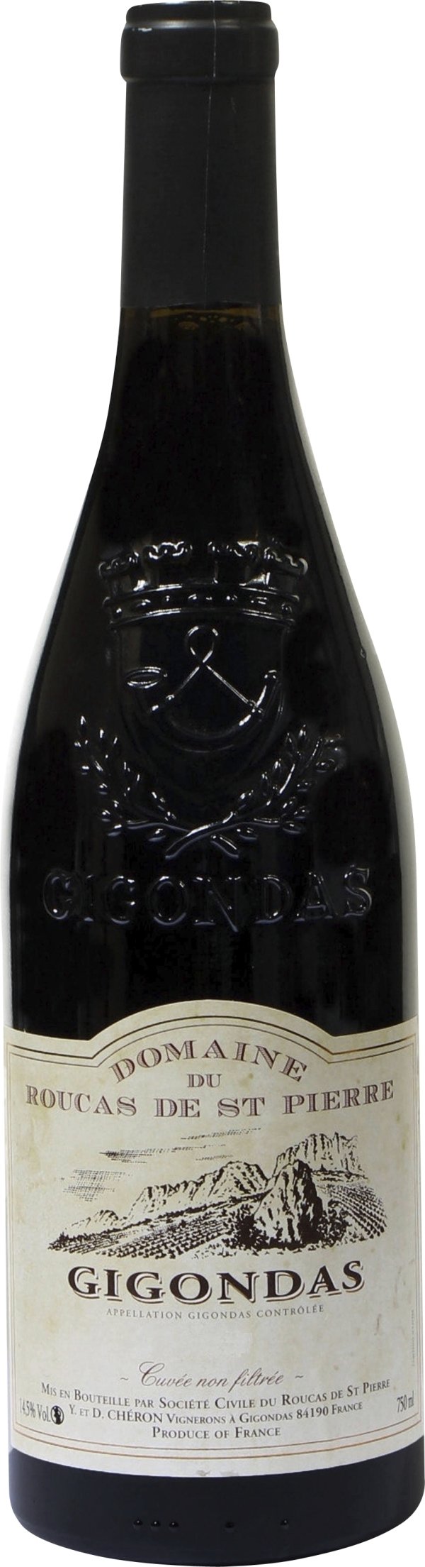 Vin rouge domaine Roucas Domaine Saint Pierre Gigondas  75cl x1 279