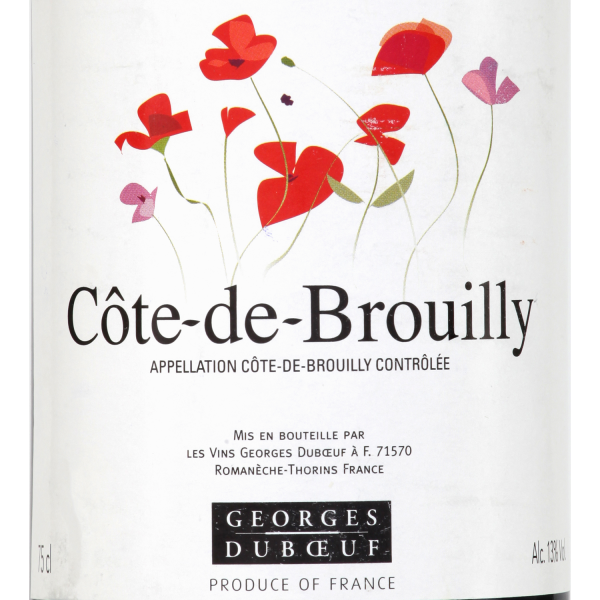 Vin rouge côte de brouilly GEORGES DUBOEUF  75cl x1 262