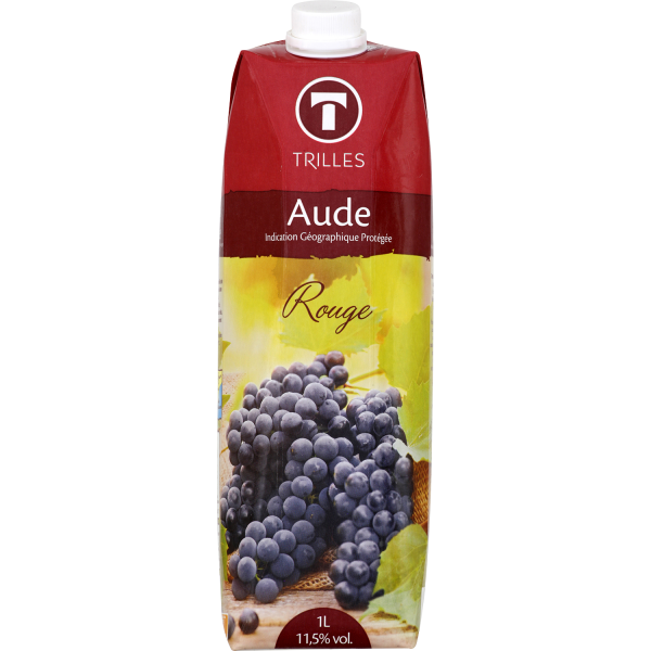 Vin rouge de l'Aude IGP TRILLES  1l x1 277