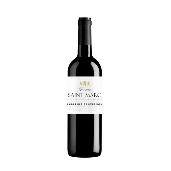 Vin rouge cabernet sauvignon RESERVE SAINT MARC  75cl x1 233