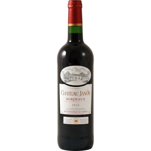 Vin rouge bordeaux 12° Château Janon  75cl x1 215