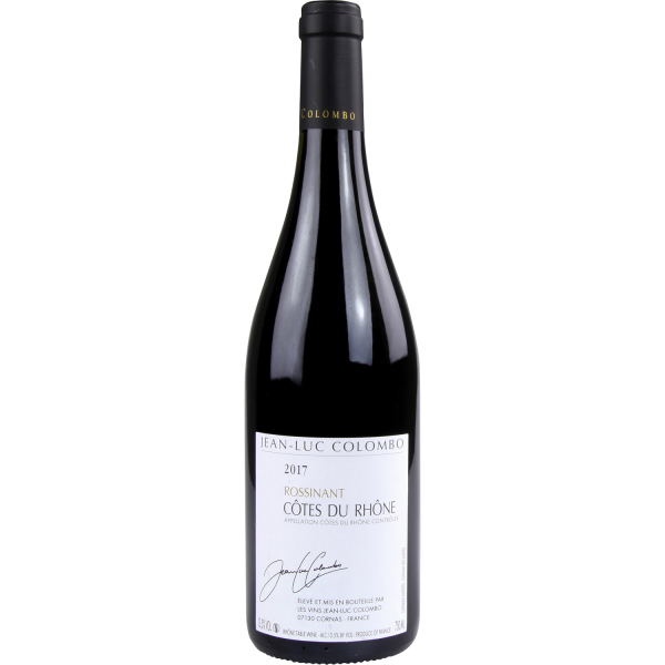 Vin rouge côtes du rhône aoc JEAN - LUC COLOMBO  75cl x1 271