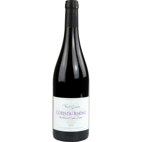 Vin rouge Côtes du Rhône FONT SANTE  75cl x1 350