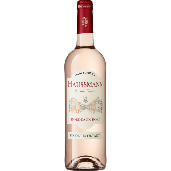Vin rosé bordeaux HAUSSMANN Baron Eugène, Bordeaux Rosé  75cl x1 139