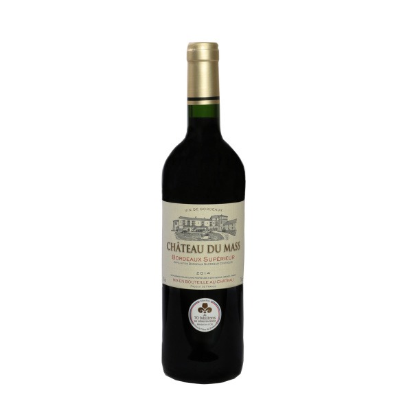 Vin bordeaux rouge supérieur NoBrand  75cl x1 112