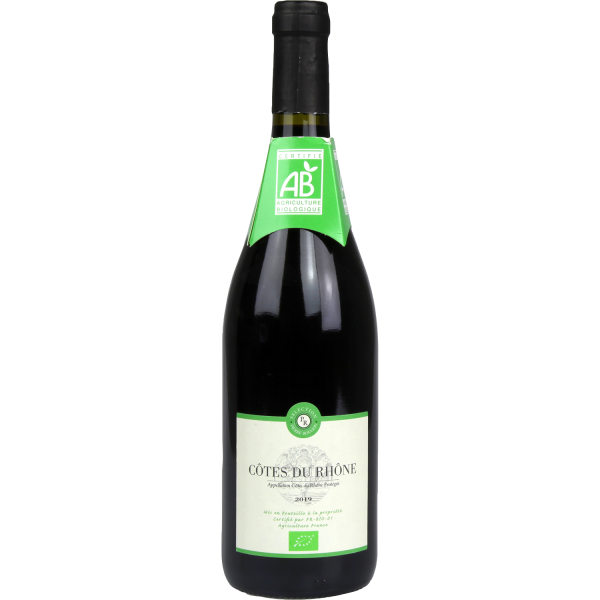 Vin rouge bio PIERRE ROUGON  75cl x1 200