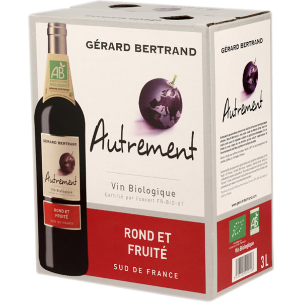 Vin rouge Pays d'Oc bio Autrement  3l x1 187
