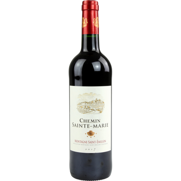 Vin rouge saint émilion CHEMIN SAINTE MARIE75cl x1 322