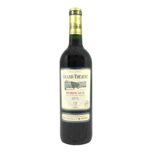 Vin rouge bordeaux grand theatre NoBrand75cl x1 219