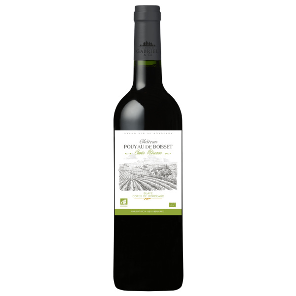 Vin rouge Bordeaux AOC bio CHATEAU POUYAU DE BOISSET AOC BLAYE COTES DE BORDEAUX ROUGE  75cl x1 166