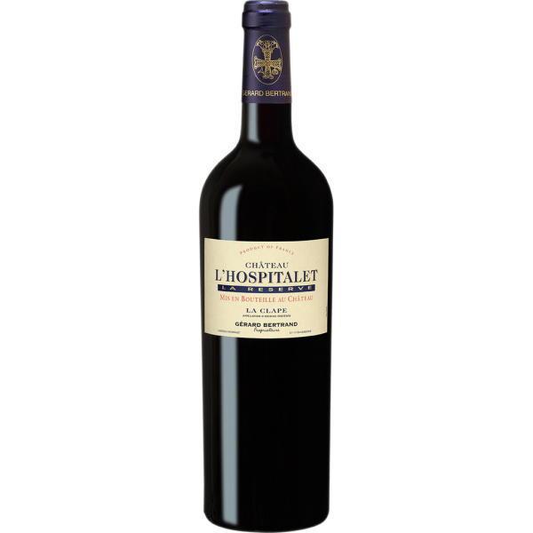 Vin rouge coteaux languedoc La clape hospi  75cl x1 255