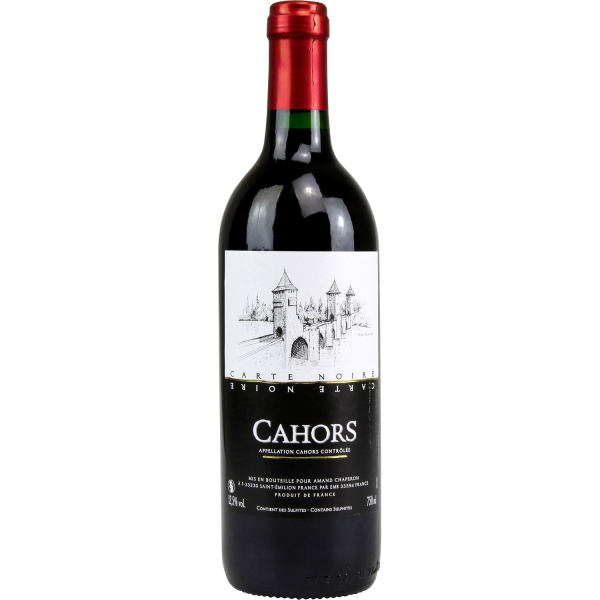 Vin rouge cahors CARTE NOIRE  75cl x1 242