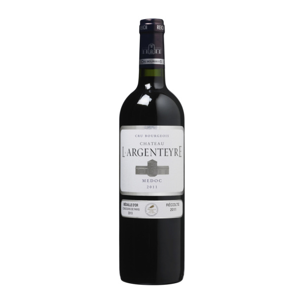 Vin rouge medoc Château L' Argenteyre 2011  75cl x1 297
