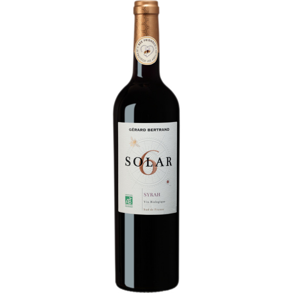 Vin rouge bio igp cevenne SOLAR 6  75cl x1 203