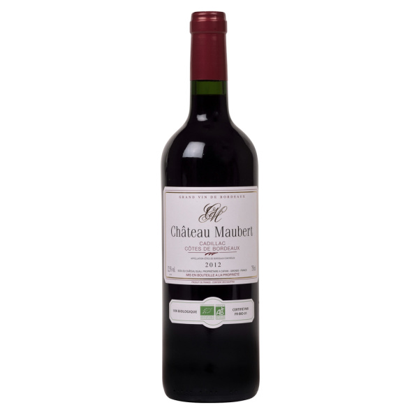 Vin rouge côtes de bordeaux bio NoBrand  75cl x1 265