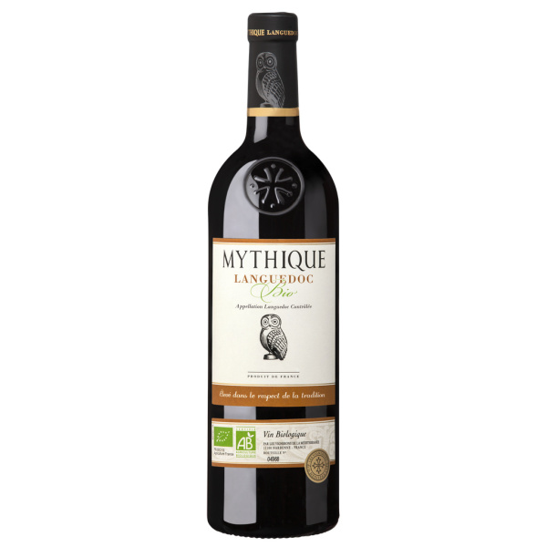 Vin rouge Languedoc bio Mythique  75cl x1 183