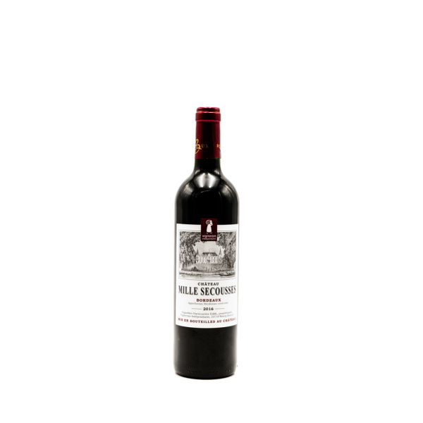 Vin rouge bordeaux supérieur NoBrand75cl x1 224