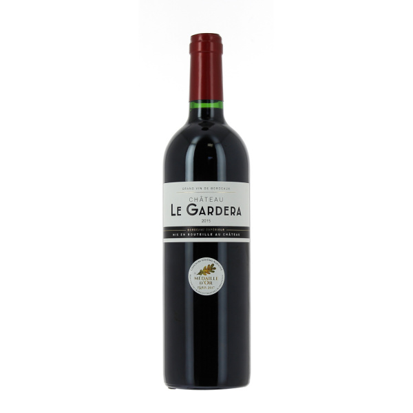 Vin rouge bordeaux supérieur AOP BORDEAUX SUP CHATEAU LE GARDERA 2015 75CL  75cl x1 221