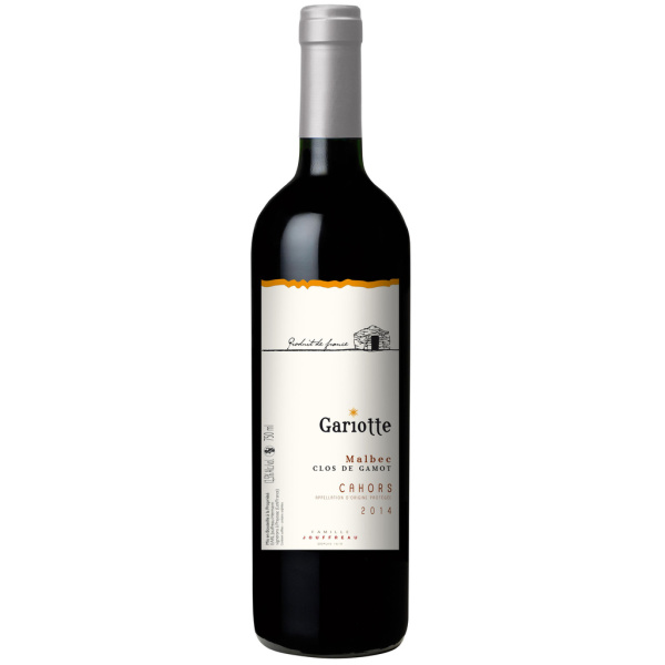 Vin rouge clos de gamot aoc cahors CAHORS LA GARIOTTE CLOS DE GAMOT  75cl x1 252