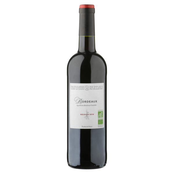 Vin rouge Bordeaux bio franprix  75cl x1 170