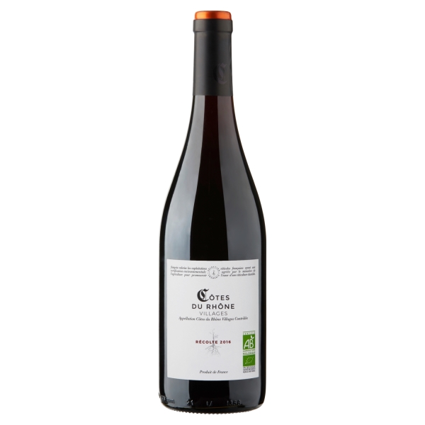 Vin rouge vallée du rhône bio franprix  75cl x1 338