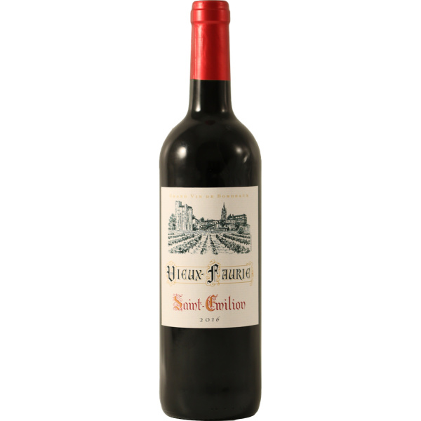 Vin rouge saint emilion Château Vieux Faurie  75cl x1 320