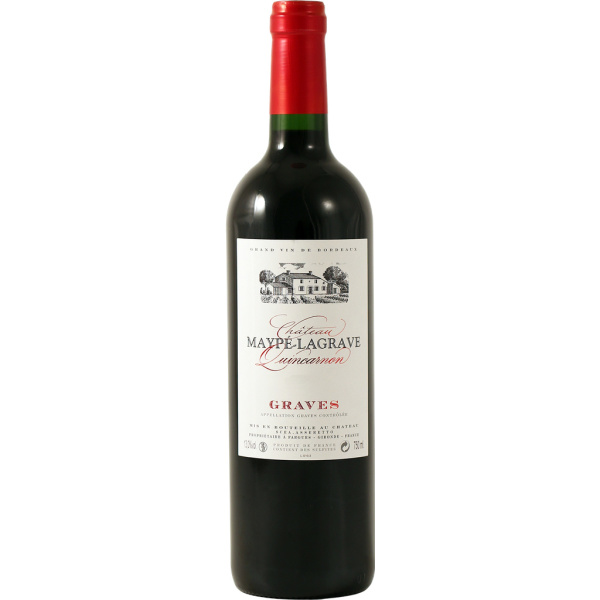 Vin bordeaux rouge Maypé Lagrave du Château Quincarnon  75cl x1 110