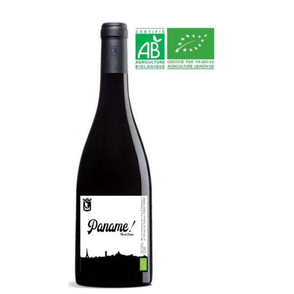Vin rouge de France bio Les Vignerons Parisiens  75cl x1 274