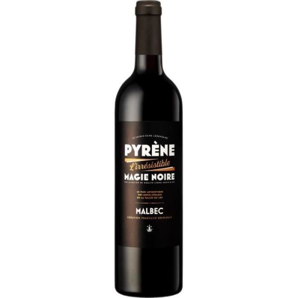 Vin rouge de Sud-Ouest Pyrene magie noire  75cl x1 275