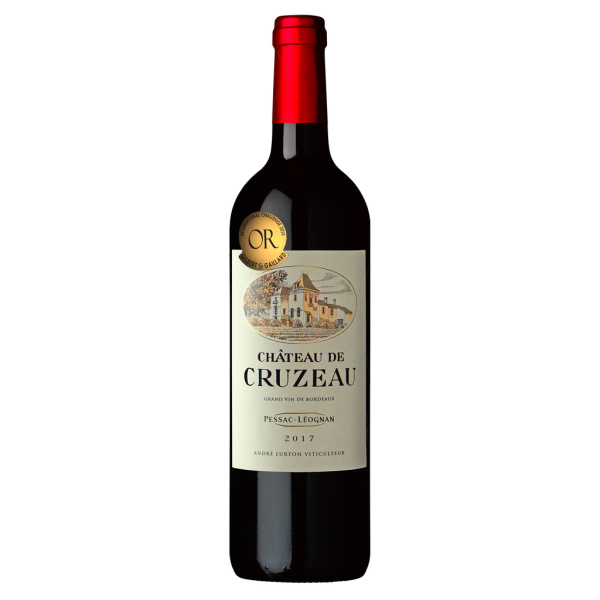 Vin chateau de cruzeau 2017 CHATEAU DE CRUZEAU 2017 AOC PESSAC LEOGNAN ROUGE  75cl x1 120
