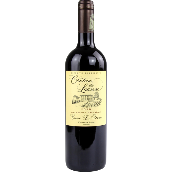 Vin rouge bordeaux Château de laussac  75cl x1 205